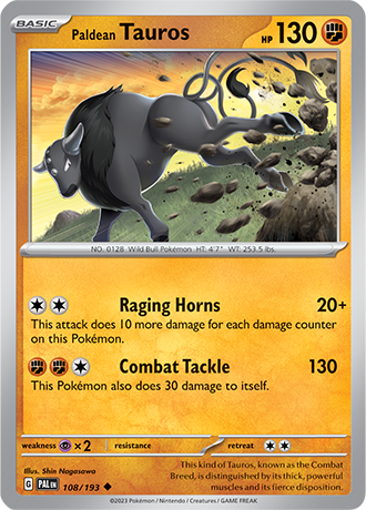 108/193 - Paldean Tauros