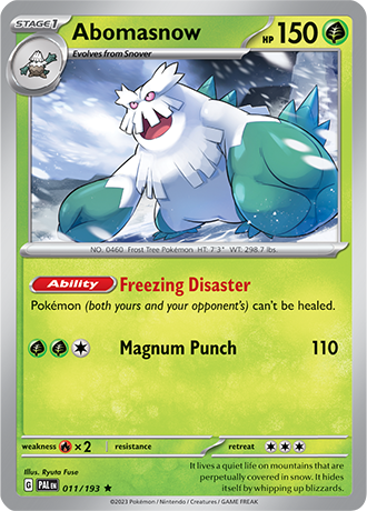 011/193 - Abomasnow
