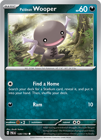 128/193 - Paldean Wooper