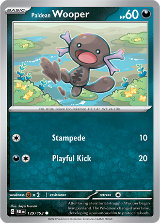 129/193 - Paldean Wooper