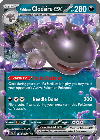 130/193 - Paldean Clodsire Ex