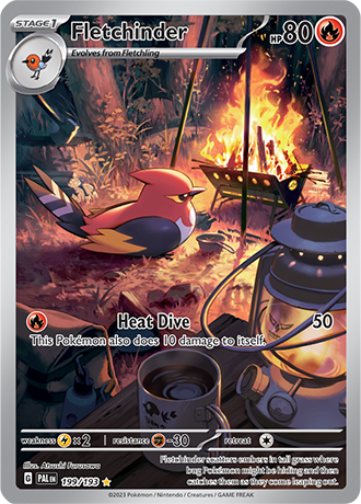 199/193 - Fletchinder (Illustration Rare)