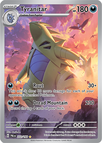 222/193 - Tyranitar (Illustration Rare)
