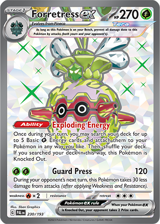 230/193 - Forretress Ex (Ultra Rare)