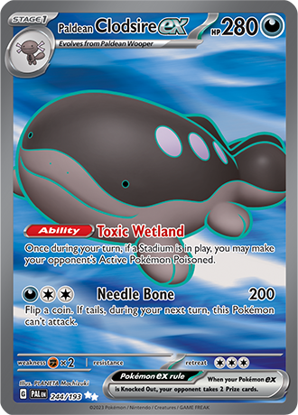 244/193 - Paldean Clodsire Ex (Ultra Rare)
