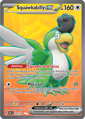 247/193 - Squawkabilly Ex (Ultra Rare)