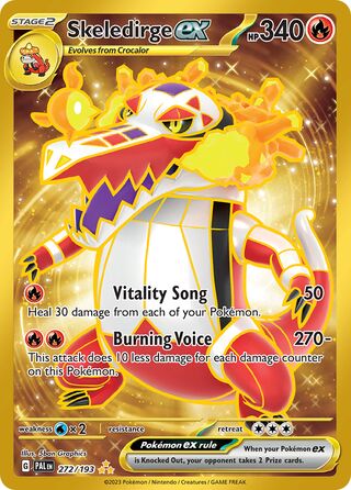 272/193 - Skeledirge Ex (Hyper Rare)