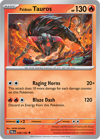 028/193 - Paldean Tauros