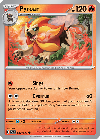 032/193 - Pyroar