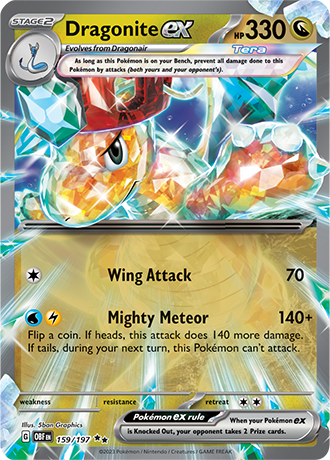 159/197 - Dragonite Ex
