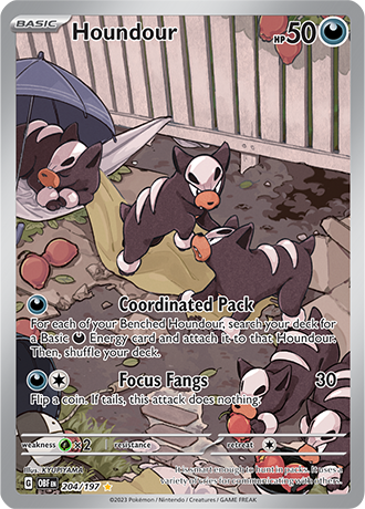 203/197 - Houndour (Illustration Rare)