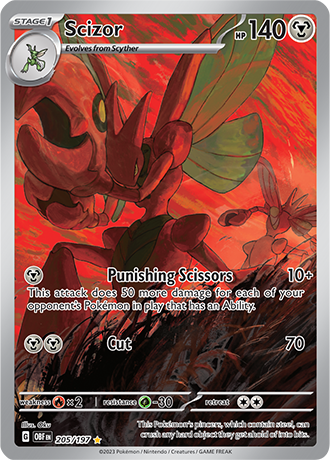 204/197 - Scizor (Illustration Rare)
