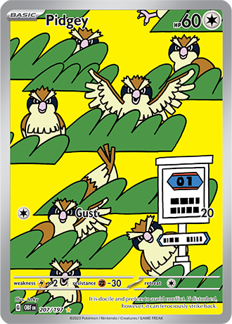 207/197 - Pidgey (Illustration Rare)
