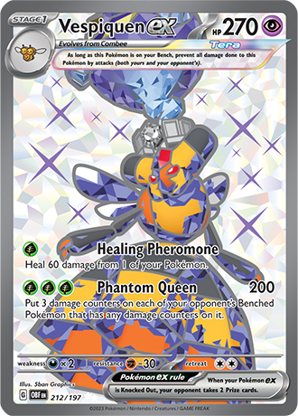 212/197 - Vespiquen Ex (Ultra Rare)