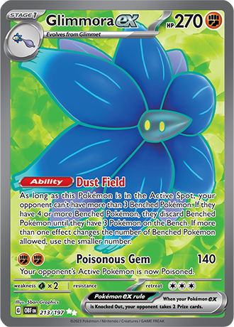 213/197 - Glimmora Ex (Ultra Rare)