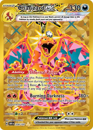 228/197 - Charizard Ex (Hyper Rare)