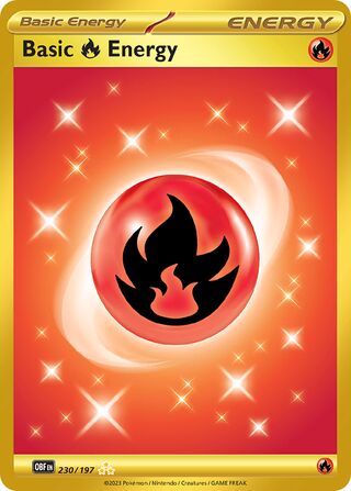 230/197 - Basic Fire Energy (Hyper Rare)