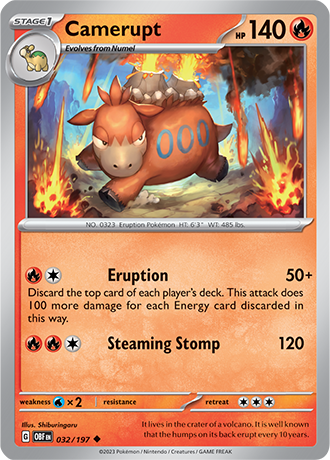 032/197 - Camerupt