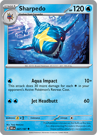 047/197 - Sharpedo