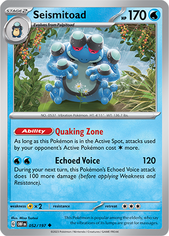 052/197 - Seismitoad