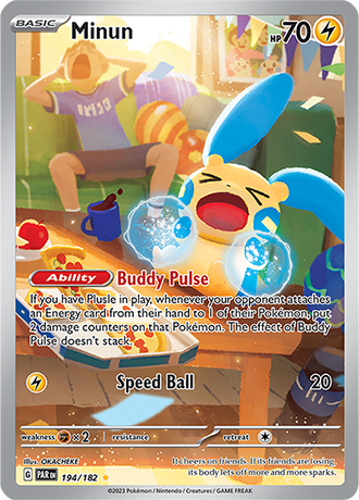 194/182 - Minun (Illustration Rare)