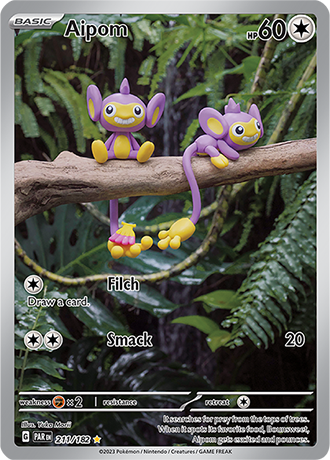 211/182 - Aipom (Illustration Rare)