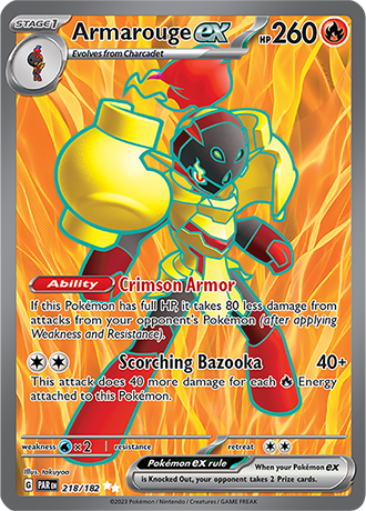 218/182 - Armarouge Ex (Ultra Rare)