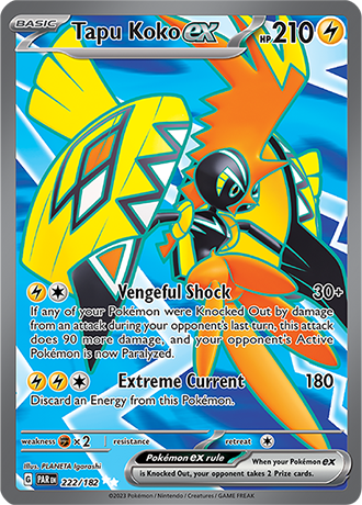222/182 - Tapu Koko Ex (Ultra Rare)
