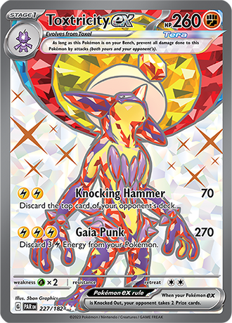 227/182 - Toxtricity Ex (Ultra Rare)