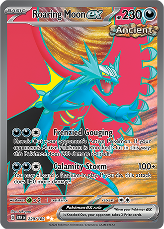 229/182 - Roaring Moon Ex (Ultra Rare)