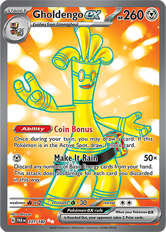 231/182 - Gholdengo Ex (Ultra Rare)