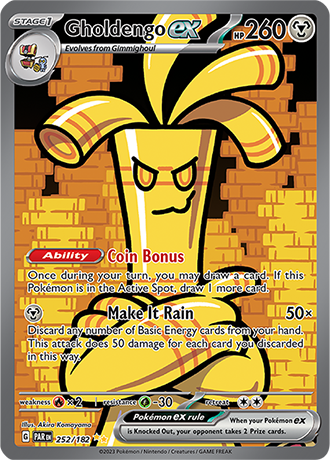 252/167 - Gholdengo Ex (Special Illustration Rare)