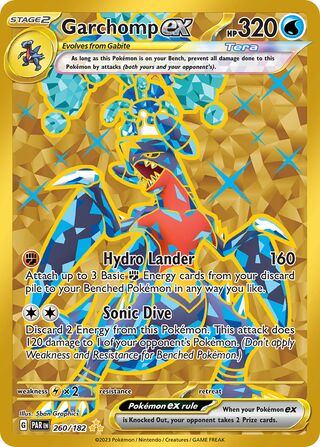 260/167 - Garchomp Ex (Hyper Rare)