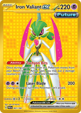 261/167 - Iron Valiant Ex (Hyper Rare)