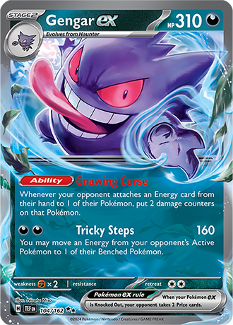 104/162 - Gengar Ex