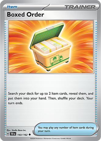 143/162 - Boxed Order