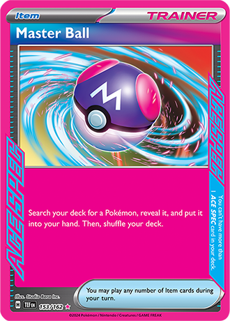 153/162 - Master Ball (ACE SPEC)