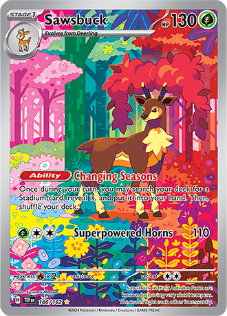 166/162 - Sawsbuck (Illustration Rare)