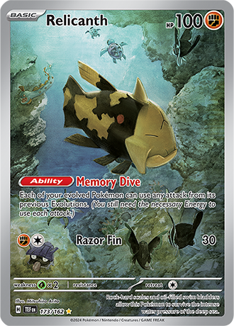 173/162 - Relicanth (Illustration Rare)