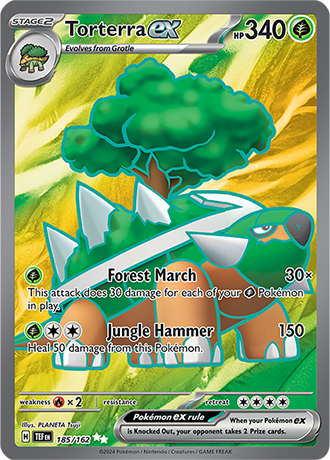 185/162 - Torterra Ex (Ultra Rare)