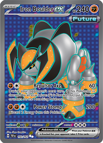 192/162 - Iron Boulder Ex (Ultra Rare)