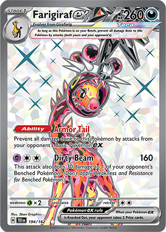 194/162 - Farigiraf Ex (Ultra Rare)