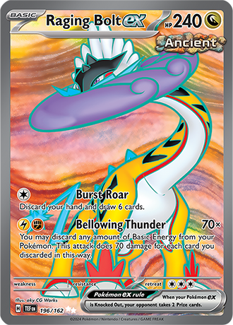 196/162 - Raging Bolt Ex (Ultra Rare)