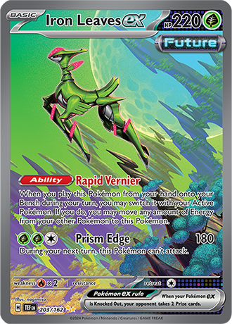 203/167 - Iron Leaves Ex (Special Illustration Rare)
