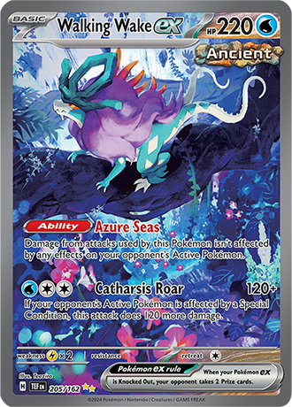 205/167 - Walking Wake Ex (Special Illustration Rare)