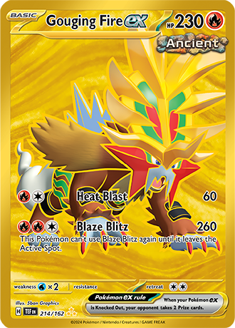214/167 - Gouging Fire Ex (Hyper Rare)