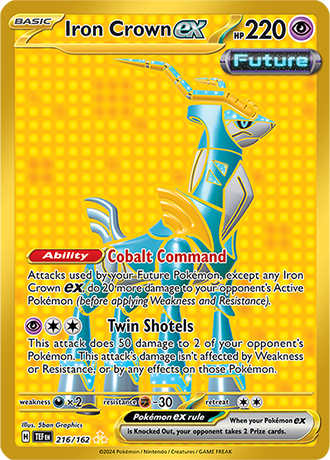 216/167 - Iron Crown Ex (Hyper Rare)