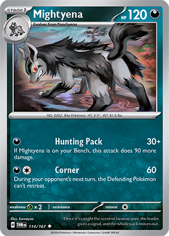 114/167 - Mightyena