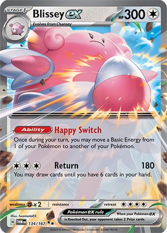 134/167 - Blissey Ex
