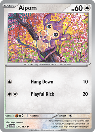 137/167 - Aipom